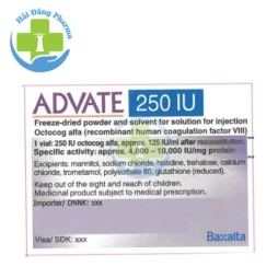 Advate 250iu - Hộp 1 lọ